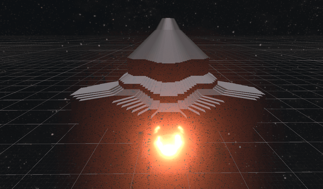 Humanoid candycane coloured enemy variant